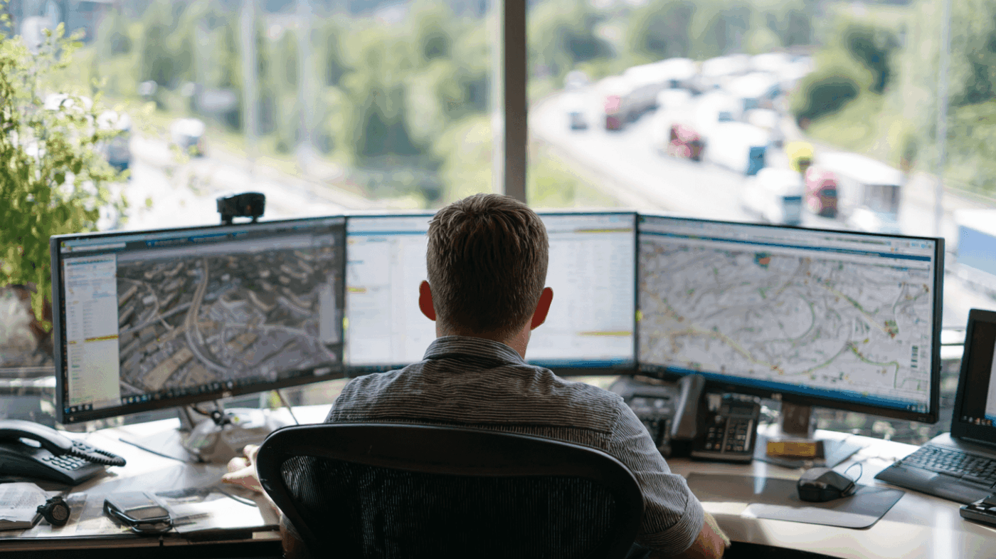 Mak Dispatching Freight dispatcher managing truck loads and logistics for owner operators